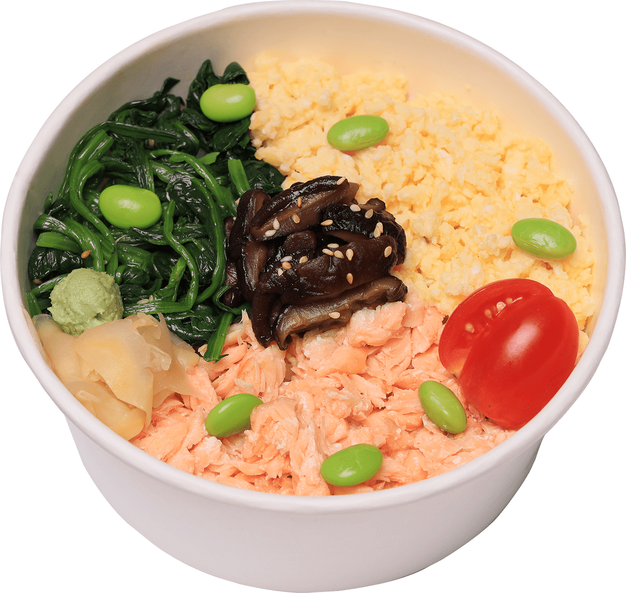 Salmon rice bowl